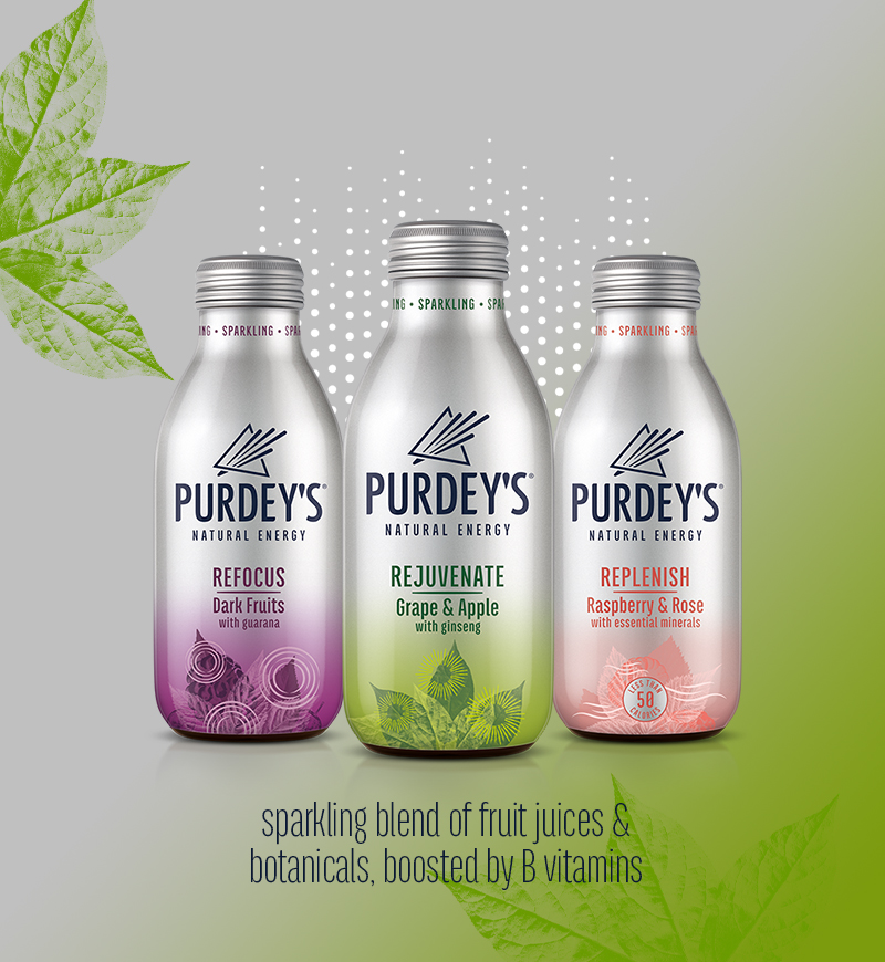 Refreshingly Eneergising Sparkling Blend Purdeys Mobile (1